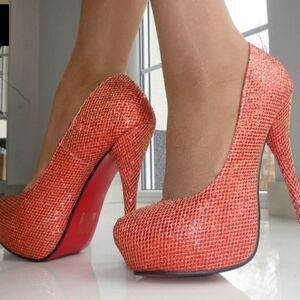 MADISON MALIA ROUND TOE SLIP-ON WOMEN"S HIGH HEEL  TWO TONE WOMEN"S SHOE